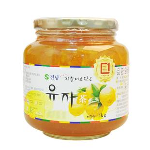 全南韩国进口蜂蜜柚子蜜炼水果DIY花茶果酱泡水下午茶冲饮品