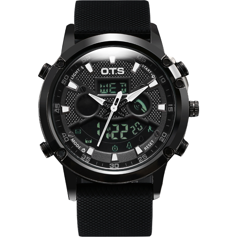 ots手表男电子表智能男士机械防水夜光多功能运动手表男学生潮流