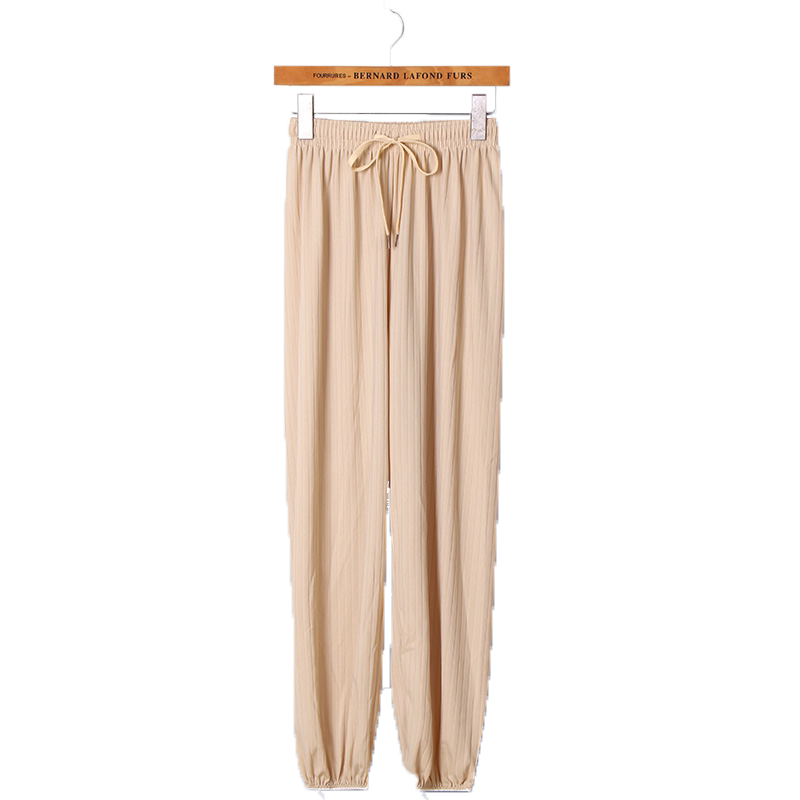 冰丝阔腿裤女夏拖地宽松凉凉裤直筒显瘦薄款九分冰冰裤休闲灯笼裤