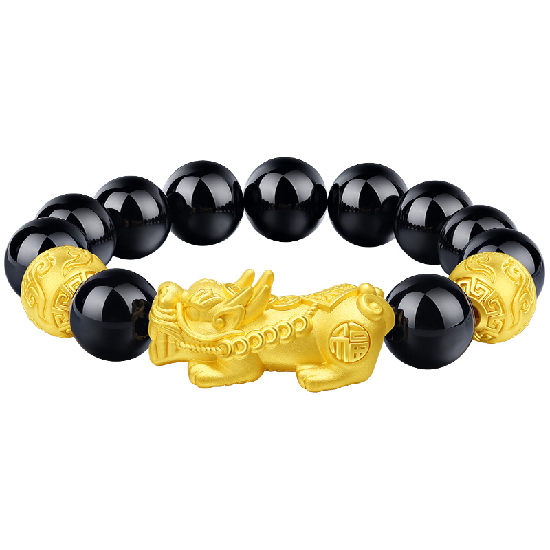 男士貔貅黄金手链