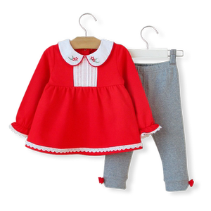 2020新款小童装春装女宝宝春秋可爱两件套装婴儿衣服春季1-2半岁0