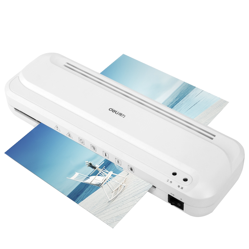 得力a4塑封机33939 家用小型3寸4寸5寸6寸7寸8寸便携封塑机办公热塑