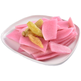 吾泡泡菜樱花萝卜皮酸甜脆自制腌菜