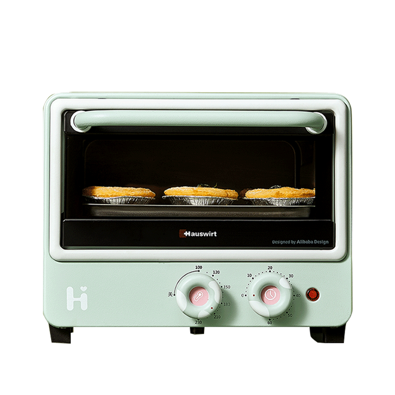 hauswirt海氏q1家用小型迷你电烤箱全自动多功能烘焙披萨蛋糕网红