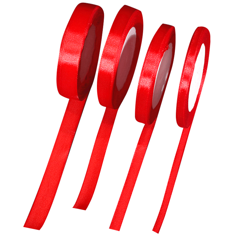 结婚红色糖盒丝带婚庆用品大全婚礼嫁妆礼品包装缎带喜庆婚车扎带