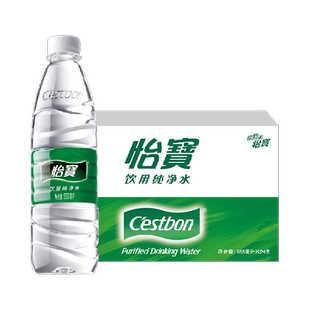 怡宝饮用水纯净水非矿泉水555ml*24瓶箱装