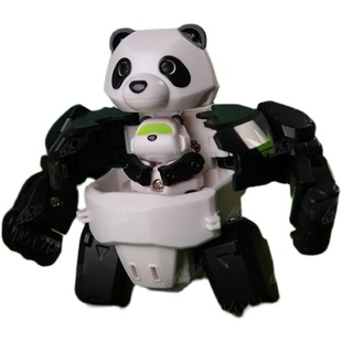 52toys猛兽匣系列大力丸 熊猫 动物造型手办bb-13潮玩机甲模型