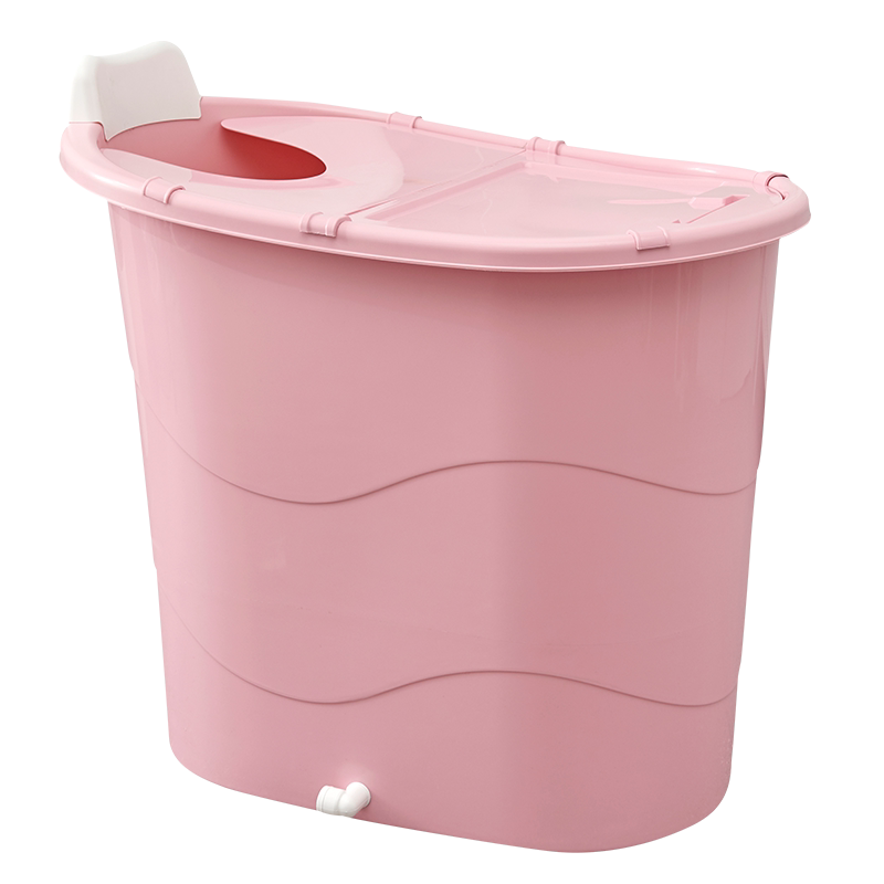 家用小户型泡澡桶加厚塑料浴桶大人洗澡桶成人洗澡盆全身洗澡神器