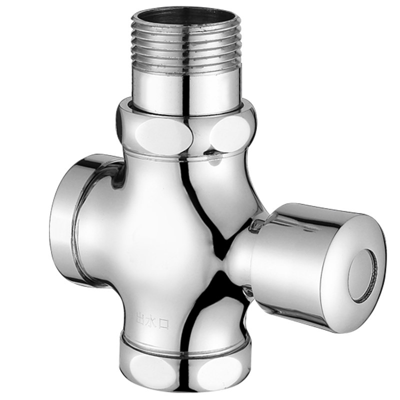 全铜蹲便器冲水阀便池手按式大便冲洗阀门厕所开关卫生间延时阀