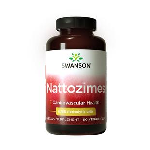 Swanson斯旺森3倍纳豆激酶胶囊6750FU美国进口专利配方纳豆提取物