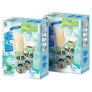 旺旺旺仔牛奶味薄荷咖啡味冻痴夏季盒装多口味批发85ml盒装T