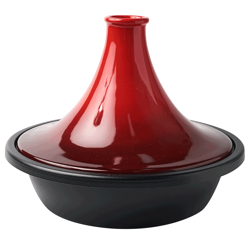 法国产le creuset/酷彩 31cm塔吉锅3.7l 铸铁珐琅炖锅无水烹饪