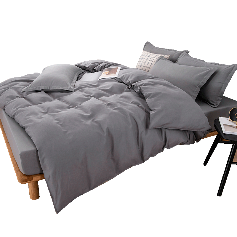 被套单件双人儿童纯色水洗棉大学生宿舍用1.5 2米被罩单人素色