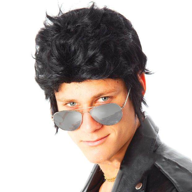 一折杀马特假发女 非主流 爆炸头_非主流假发男 杀马特猫王 蓬松爆炸