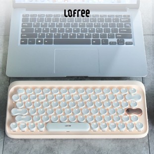 现货 lofree洛斐小浪无线机械键盘蓝牙有线双模办公电脑茶轴84键