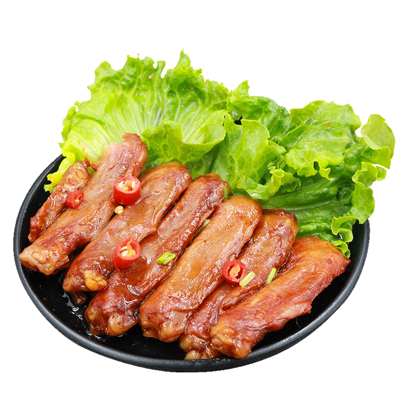 狄师傅香辣鸭翅218g湖南特产鸭肉小吃精品卤味办公室休闲零食包邮