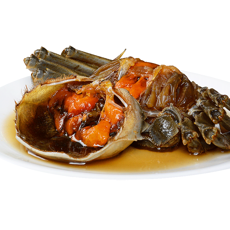 醉蟹大闸蟹 上海宁波风味陆龙海诺醉河蟹1.1kg 美味即食 顺丰速配