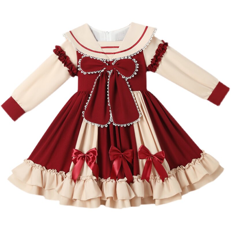 女童公主裙秋冬洋气