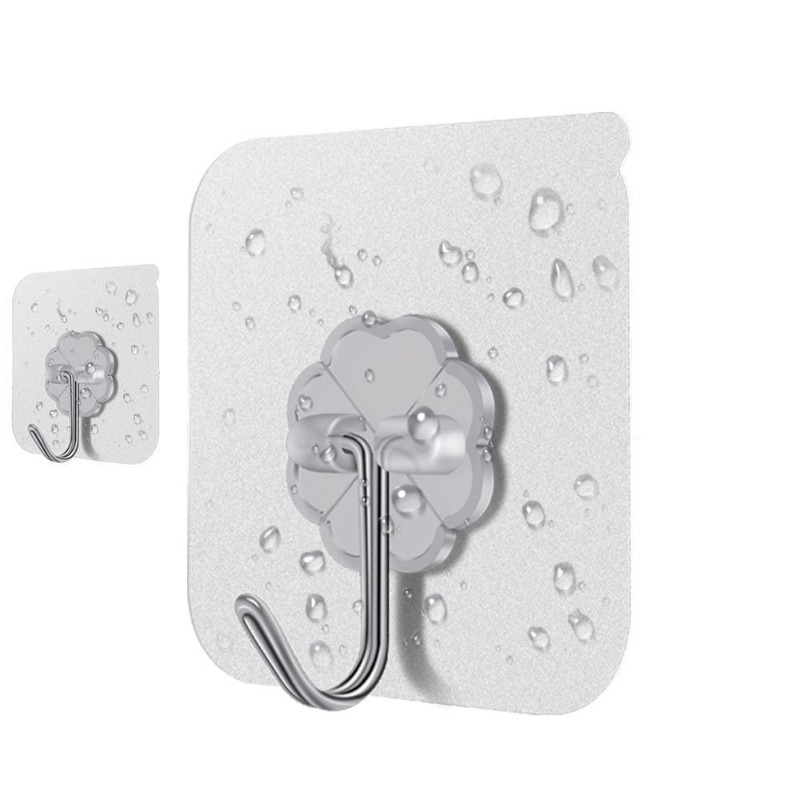 挂钩贴免打孔无痕强力胶粘厨房卫生间宿舍墙面壁上钩子门后连粘钩