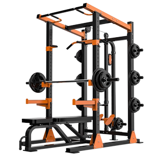 家用高拉划船机龙门架综合训练器