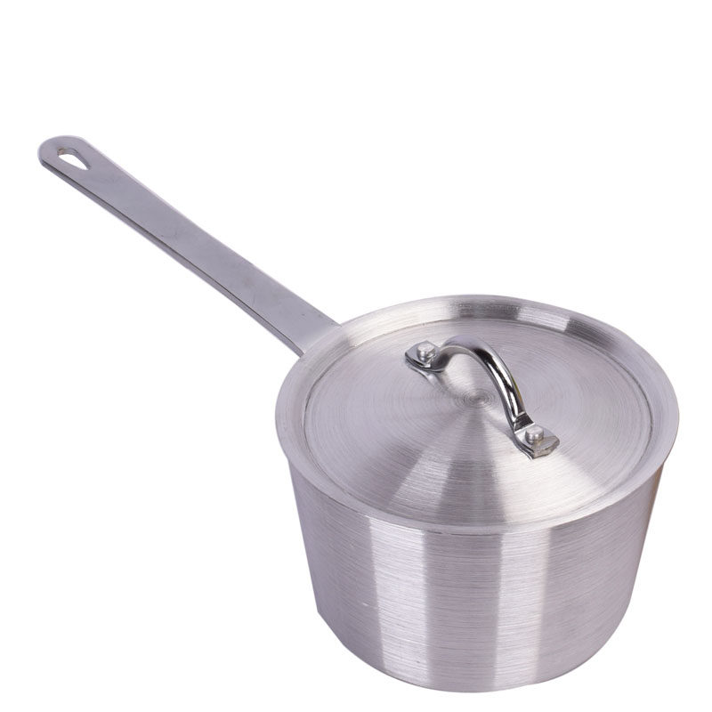 高档铝制锅西式铝汤锅单柄铝汁锅西餐牛排酱汁锅粥锅料理锅拉面锅