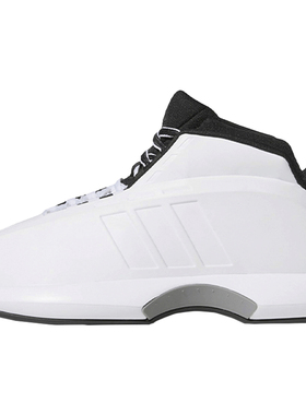 阿迪达斯adidas crazy 1 科比复刻白黑复古中帮运动篮球鞋gy2405