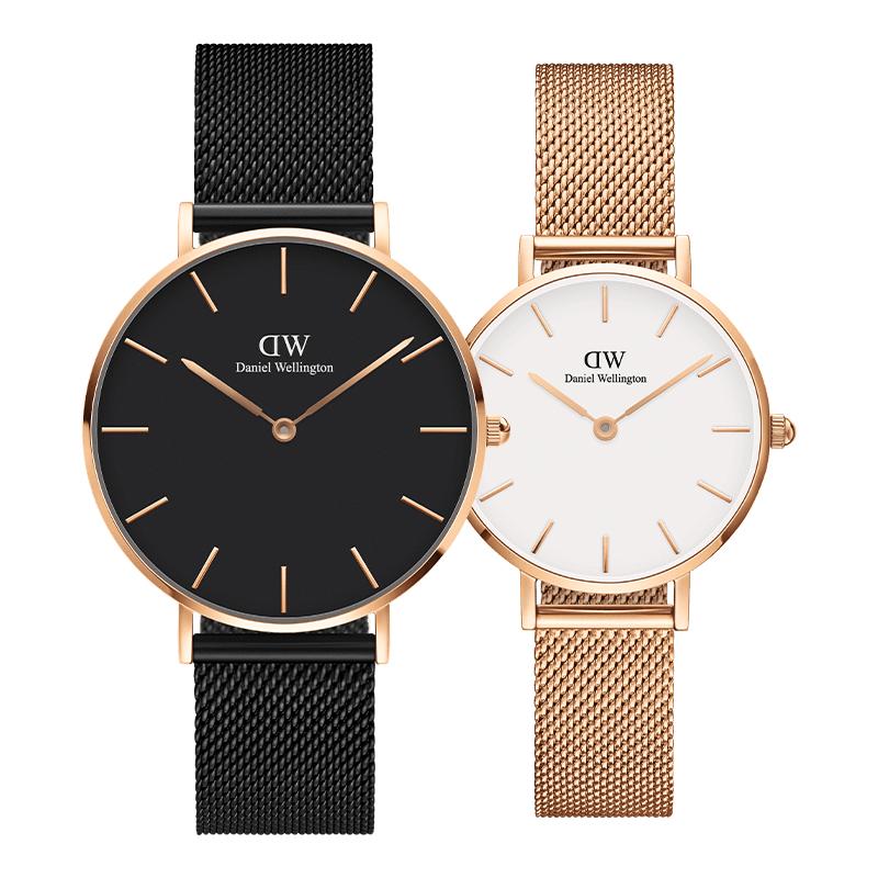 dw手表情侣对表 petite系列轻奢流金表女表36&28mm 丹尼尔惠灵顿