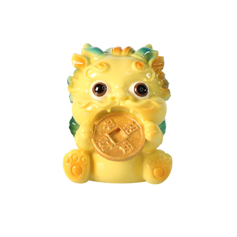 2022喜庆新年虎年吉祥物公仔汽车中控台摆件车内装饰品招财小貔貅