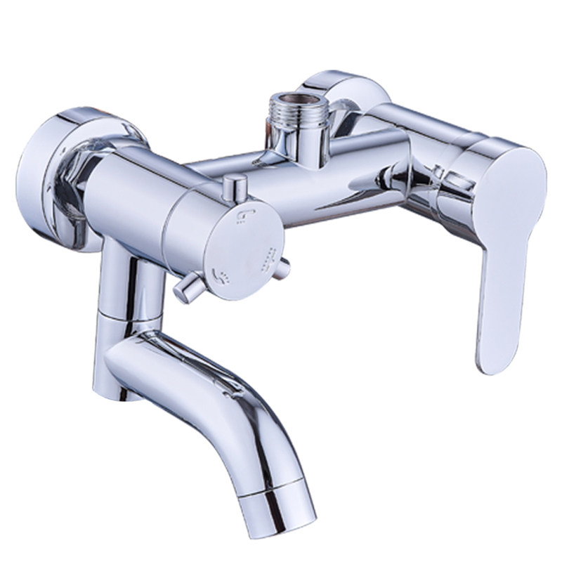 jmuwao全铜混水阀冷热水龙头浴室淋浴花洒混合阀门开关浴缸洗澡