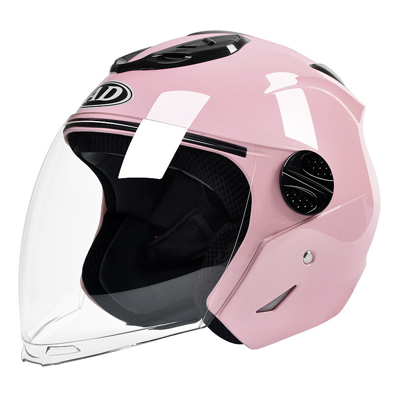 ad电动电瓶车头盔男女士轻便夏季可爱半盔冬季全盔四季通用安全帽