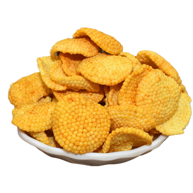 小米煎饼锅巴鸡肉卷脆片零食整箱700g