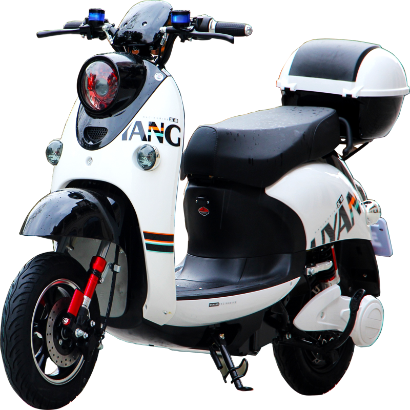 五羊电动车新款电瓶车电动摩托车72v成人男女锂电车 小绵羊踏板车