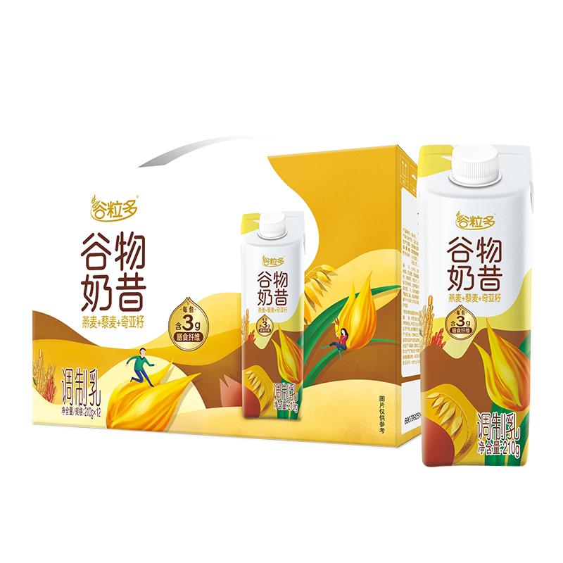 112210g笑脸包谷粒多谷物奶昔新老包装随机发货5月日期