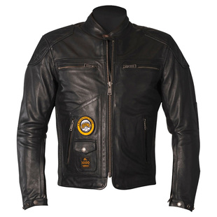 哈雷戴维森120周年飞行员皮夹克皮衣摩托车时尚真皮女骑行外套赛车服