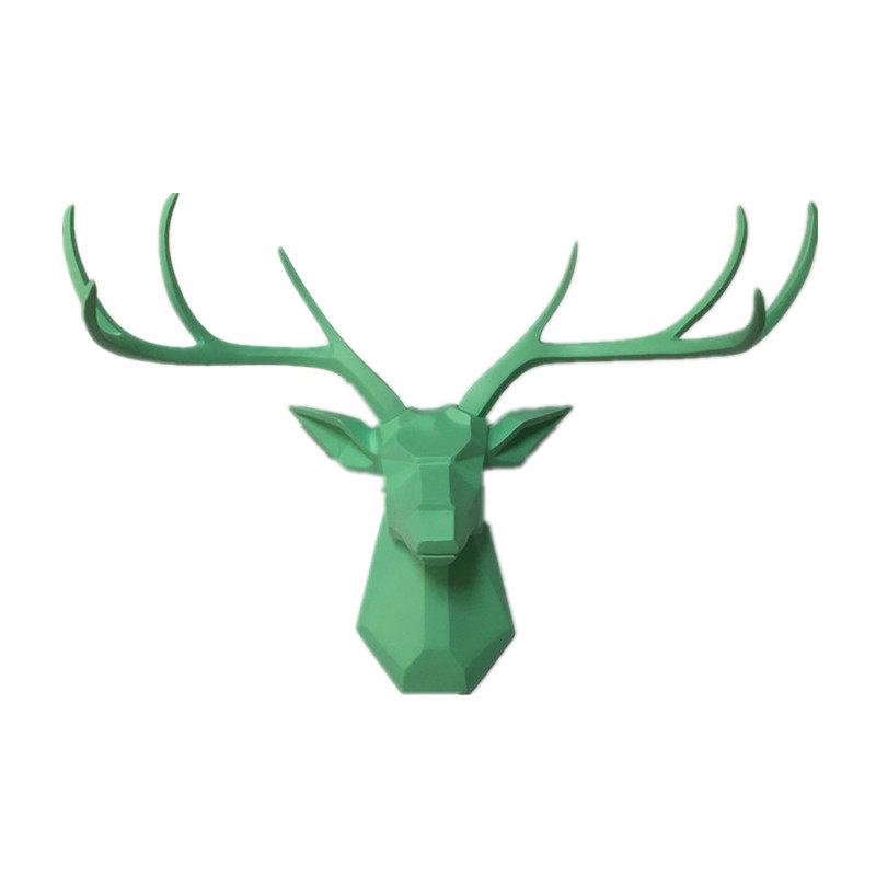 动物鹿头壁挂壁饰挂件简约现代家居客厅酒吧会所ktv网红墙壁装饰