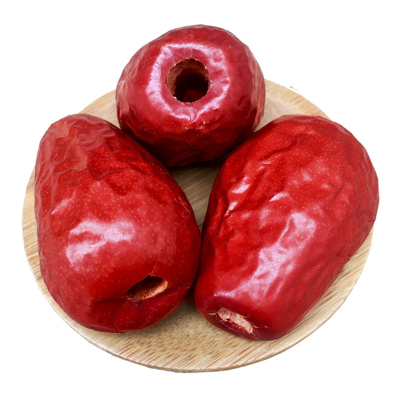 无核枣去籽红枣空心无籽干枣新疆和田特产500g2袋软枣夹核桃大枣