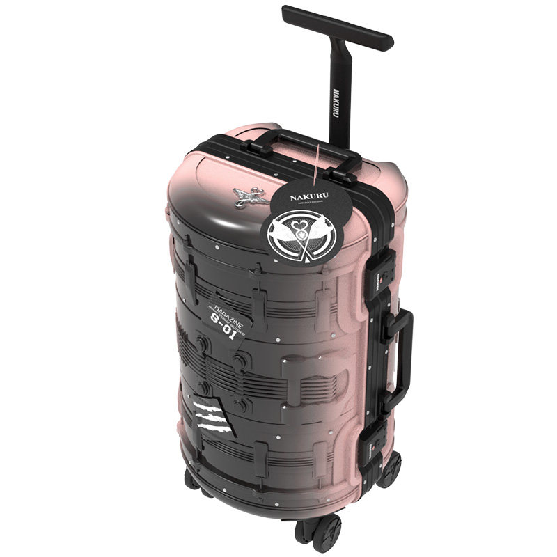 粉黛撞色密码箱小型轻便小号拉杆箱NAKURU旅行箱创造营同款行李箱