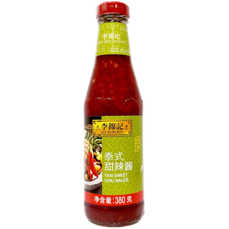 李锦记泰式甜辣酱380g 手抓饼辣椒酱 汉堡薯条鸡翅三明治蘸酱调料