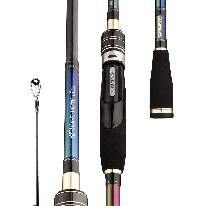 crony科尼官方新款长弓超远抛投枪直柄翘嘴海钓鲈鱼竿路亚竿 - crony