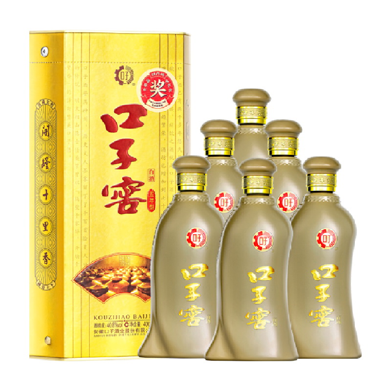 口子窖5年型40.8度整箱五年型安徽兼香型白酒送礼