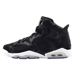 air jordan 6 gs乔6黑白篮球鞋
