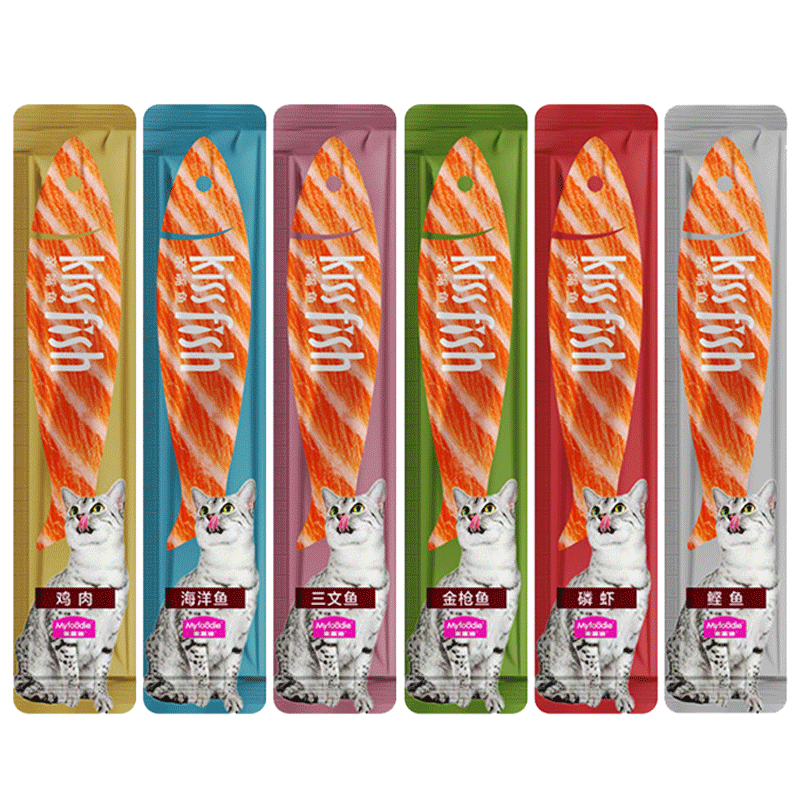 猫咪零食泰国进口猫条麦富迪14g*10幼猫营养增肥流质猫罐头湿粮_4折现