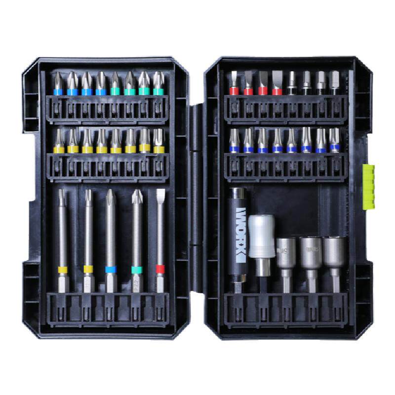 威克士电动螺丝刀彩虹批头十字强磁特级内六角起子电批头套筒套装