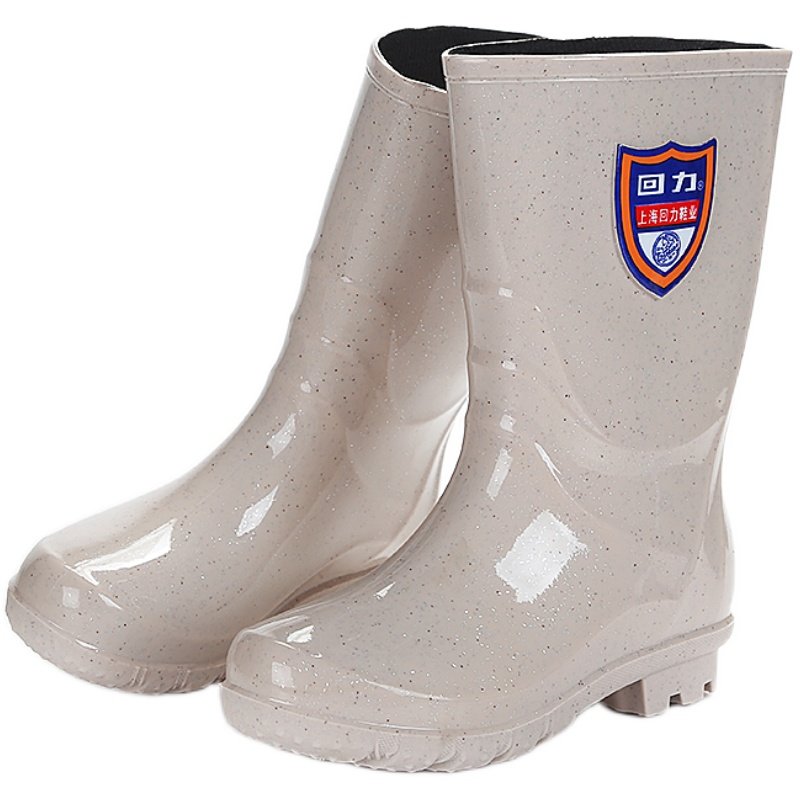 回力雨鞋女成人中筒雨靴夏季时尚水靴防滑耐磨厚底水鞋胶鞋套鞋