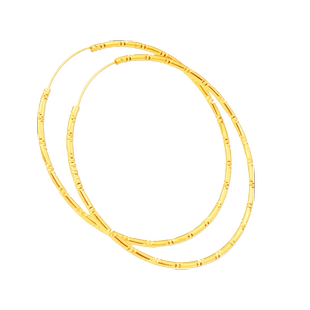 简约沙金满天星大圆圈夸张假耳环