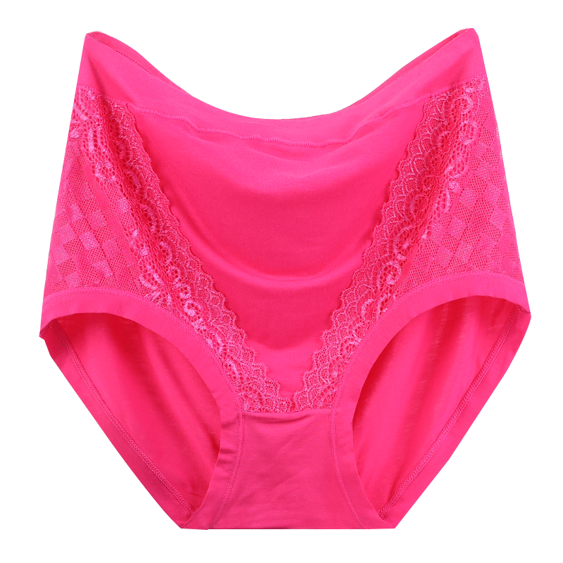 女士内裤莫代尔内裤女大码200斤胖mm高腰三角内裤中年妇女款裤头