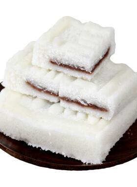 上海特产南翔豆沙方糕松糕糕点白米糕糯米发糕年货早餐半成品食品