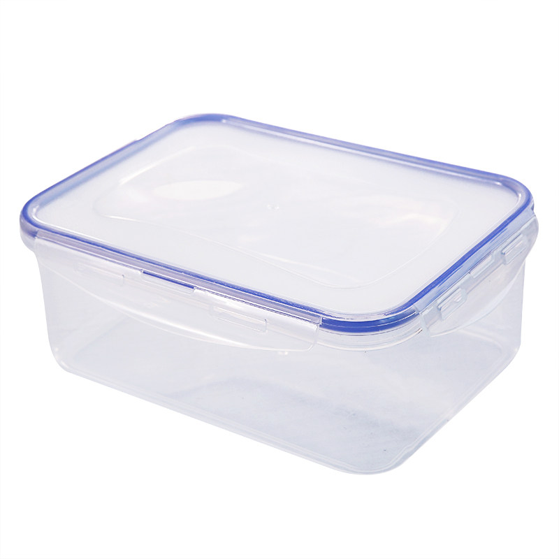 厨房冰箱商用大号长方形保鲜盒塑料加厚带盖透明收纳密封食品盒子