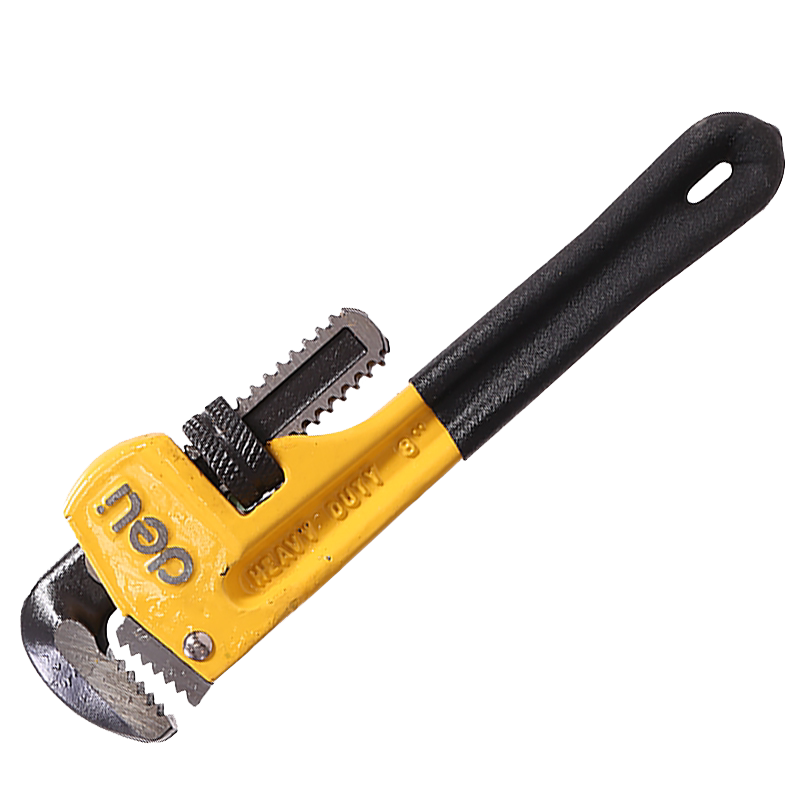 得力管钳家用管子钳自紧大号小管钳子多功能非万能扳手水管重型