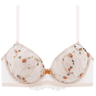 性感少女内衣女夏小胸聚拢无钢圈无痕美背文胸上托调整胸罩夏季